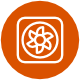 Lüftungsanlagen Icon Orange